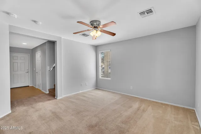 a view of an empty room