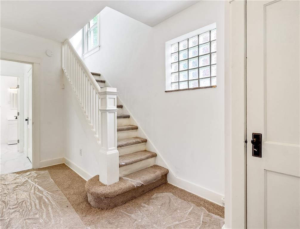8619 Westwood Road Pittsburgh, PA 15235 - Photo 5 of 26 a view of entryway and hall with wooden floor