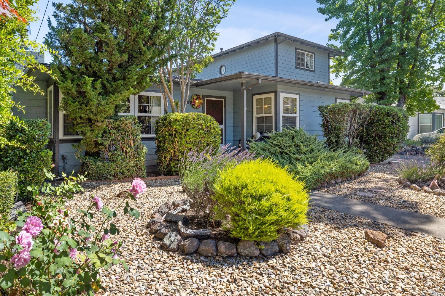 757 Dexter Street Santa Rosa, CA 95404 - Photo 1 of 1 a view of a backyard with plants and a garden