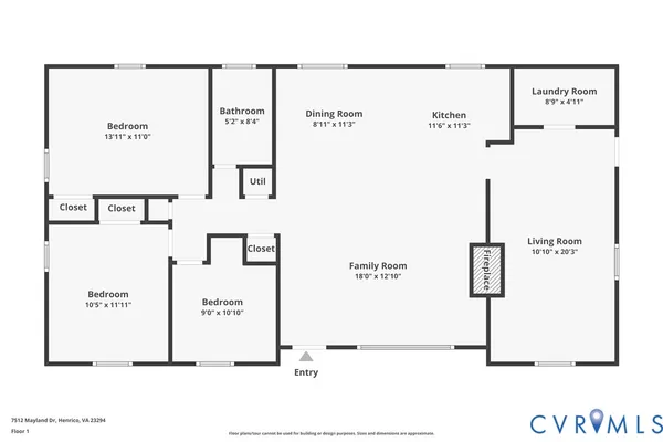 $395,000 | 7512 Mayland Drive, Henrico, VA 23294