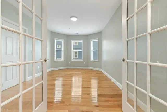 a view of front door