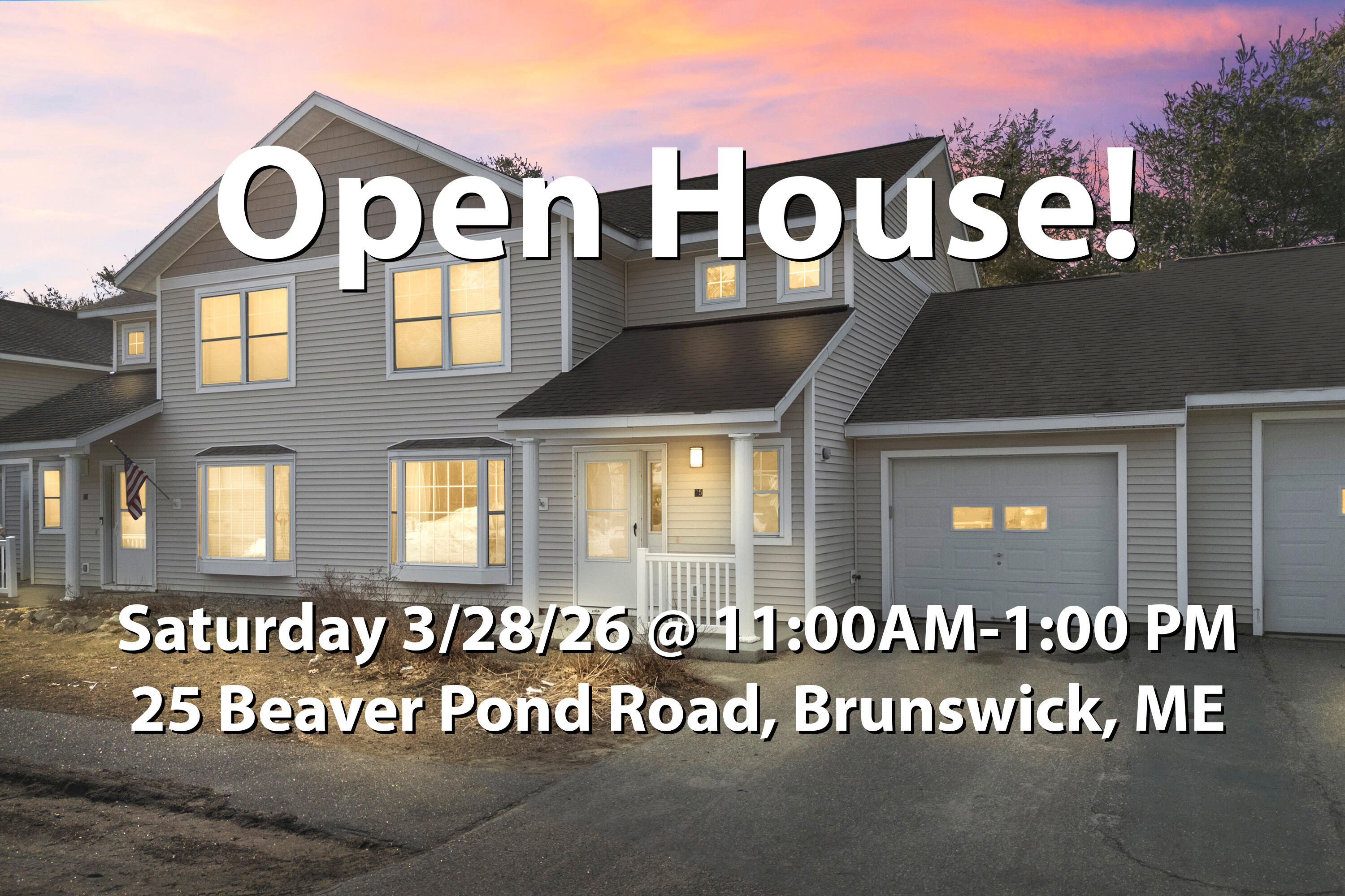 25 Beaver Pond Road, Unit 25 Brunswick, ME 04011 - Photo 1 of 58 Open House copy