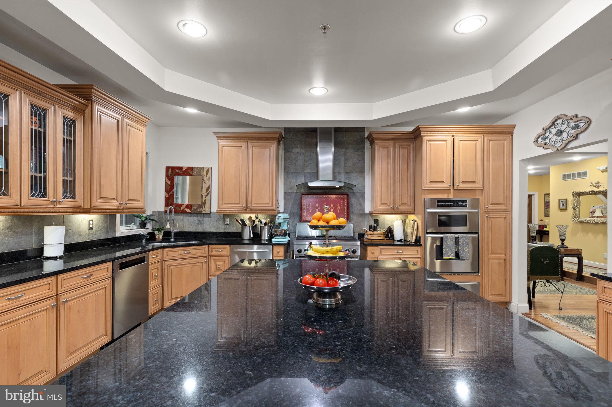 5530 Jim Pickett Road Sykesville, MD 21784 - Photo 27 of 49 a kitchen with lots of counter top space a sink appliances and cabinets