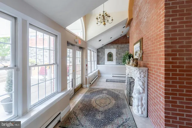 a very nice looking room with a large window