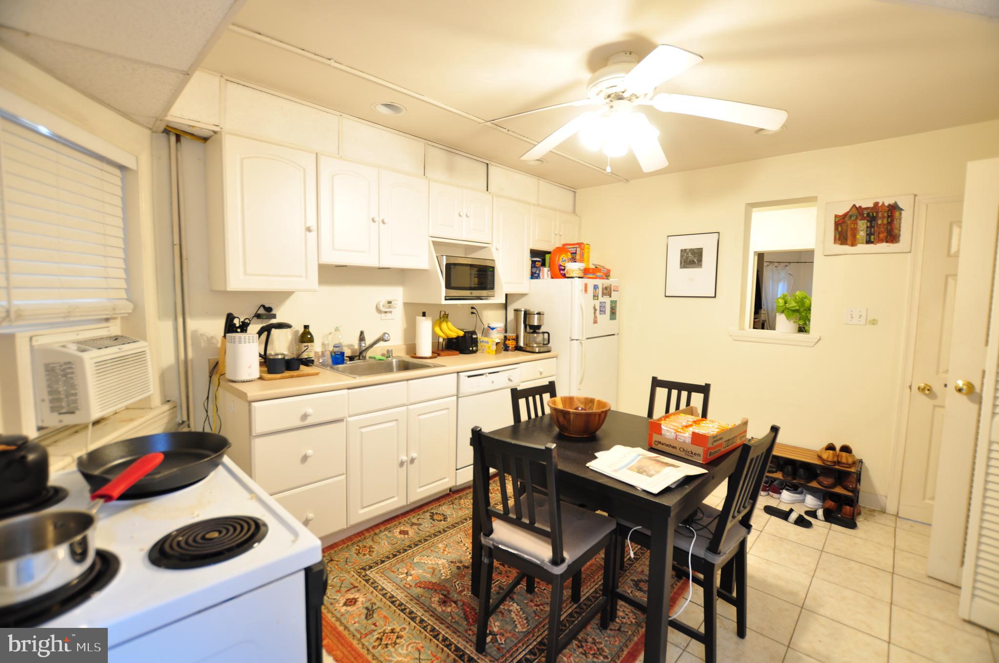 1904 Calvert Street Northwest Washington, DC 20009 - Photo 61 of 66 Basement Unit Kitchen View from Patio...