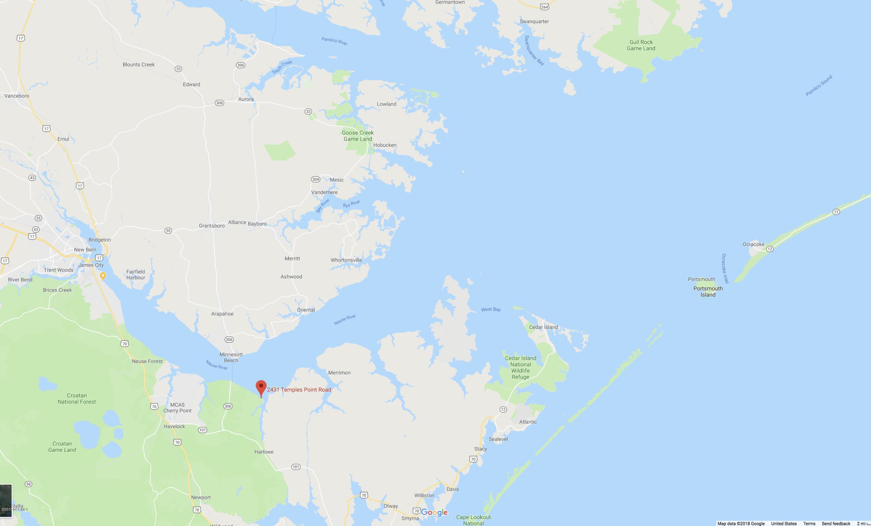2431 Temples Point Road Havelock, NC 28532 - Photo 7 of 16 Google Maps View