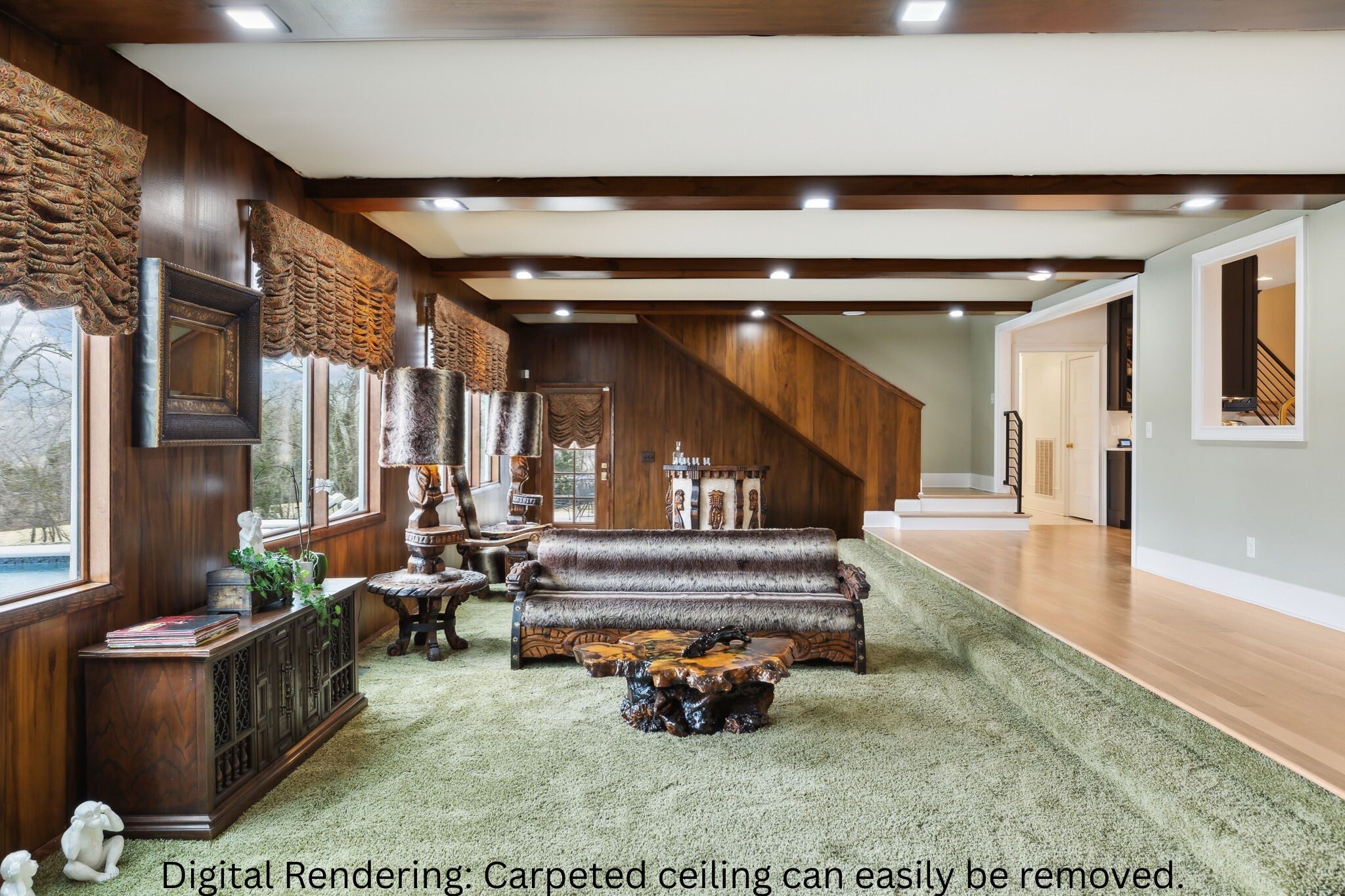 750 Walker Road Beechgrove, TN 37018 - Photo 17 of 54 a lobby with furniture and floor to ceiling window