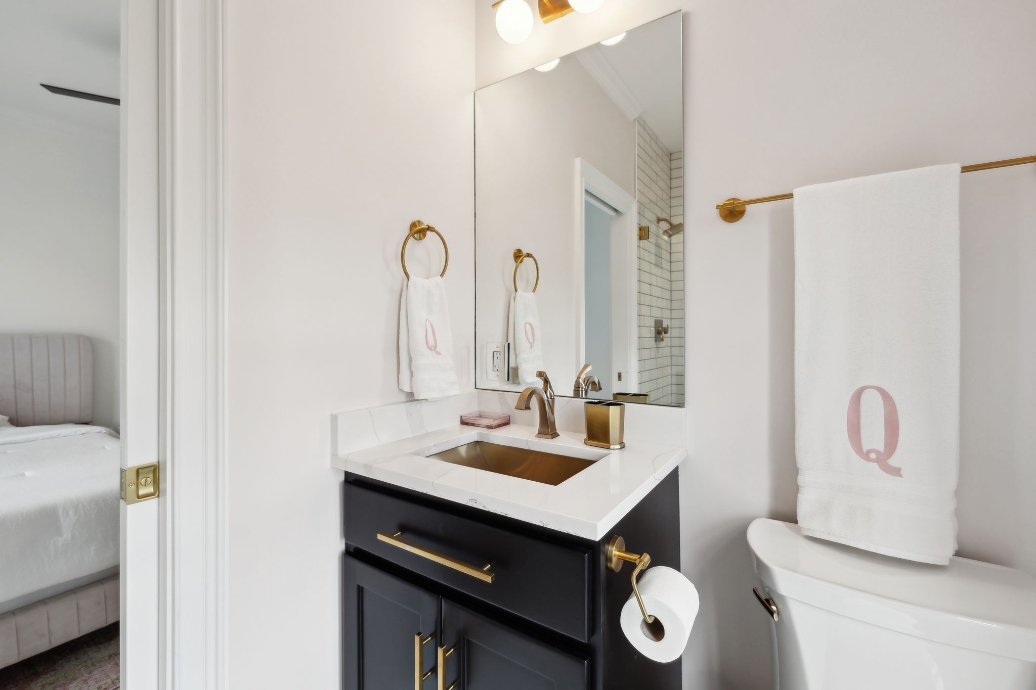 750 Walker Road Beechgrove, TN 37018 - Photo 42 of 54 a bathroom with a sink vanity and a mirror