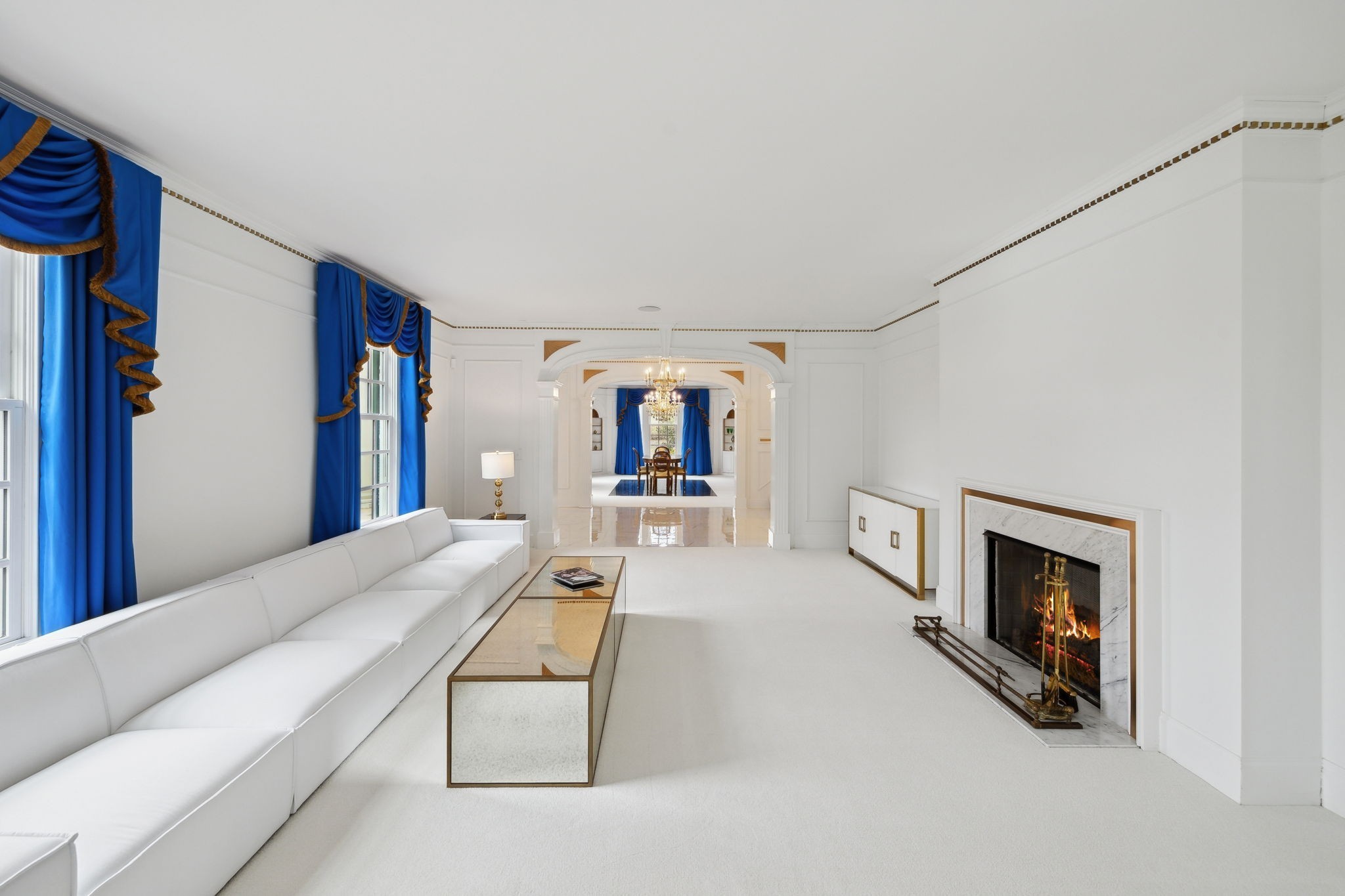 750 Walker Road Beechgrove, TN 37018 - Photo 6 of 54 a living room with furniture and a fireplace