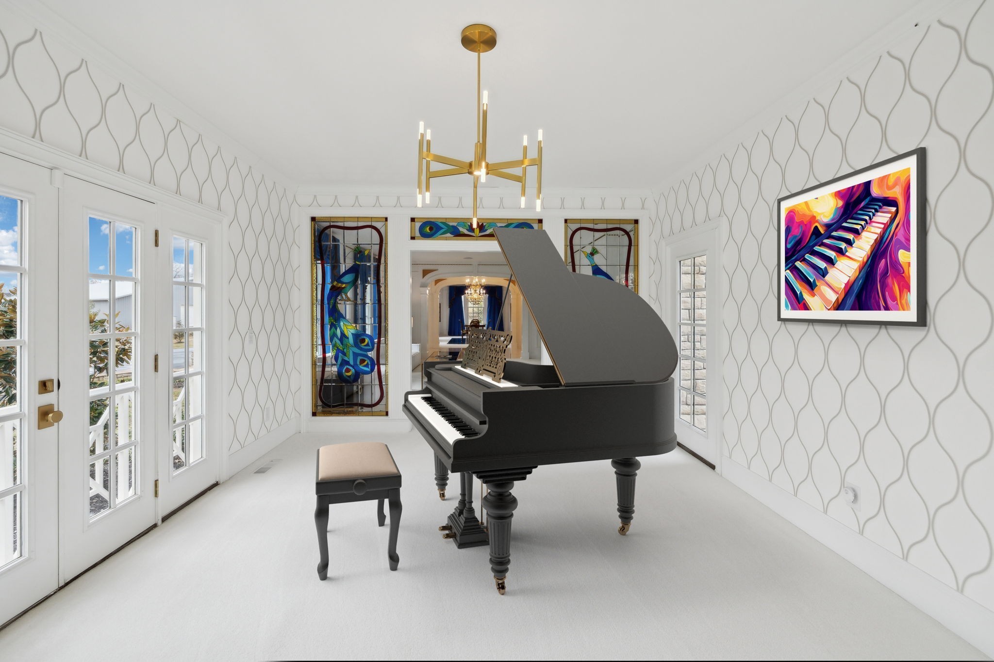 750 Walker Road Beechgrove, TN 37018 - Photo 7 of 54 a living room with furniture and a painting on the wall