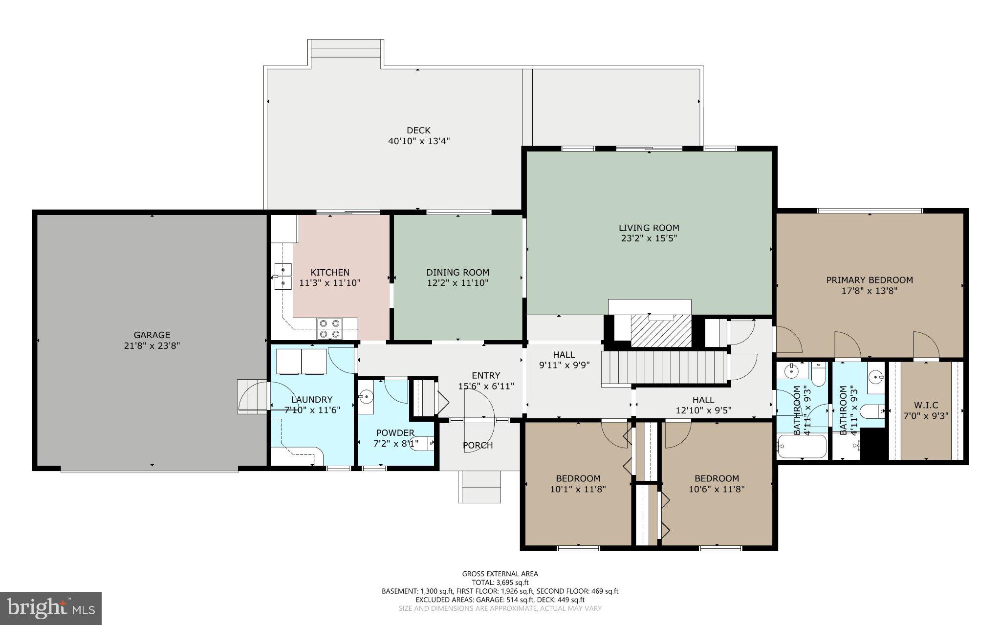 163 Pratts Branch Road Felton, DE 19943 - Photo 55 of 55 Spacious floor plan for modern living.