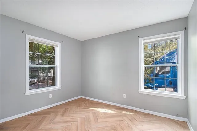 a view of an empty room