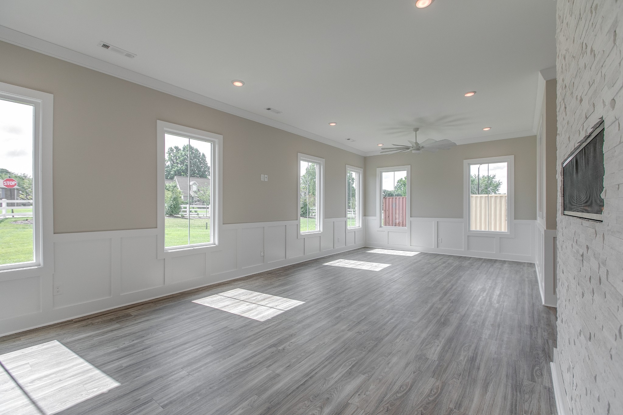 1905 Windhelm Drive Murfreesboro, TN 37129 - Photo 28 of 42 a view of an empty room with wooden floor and a window