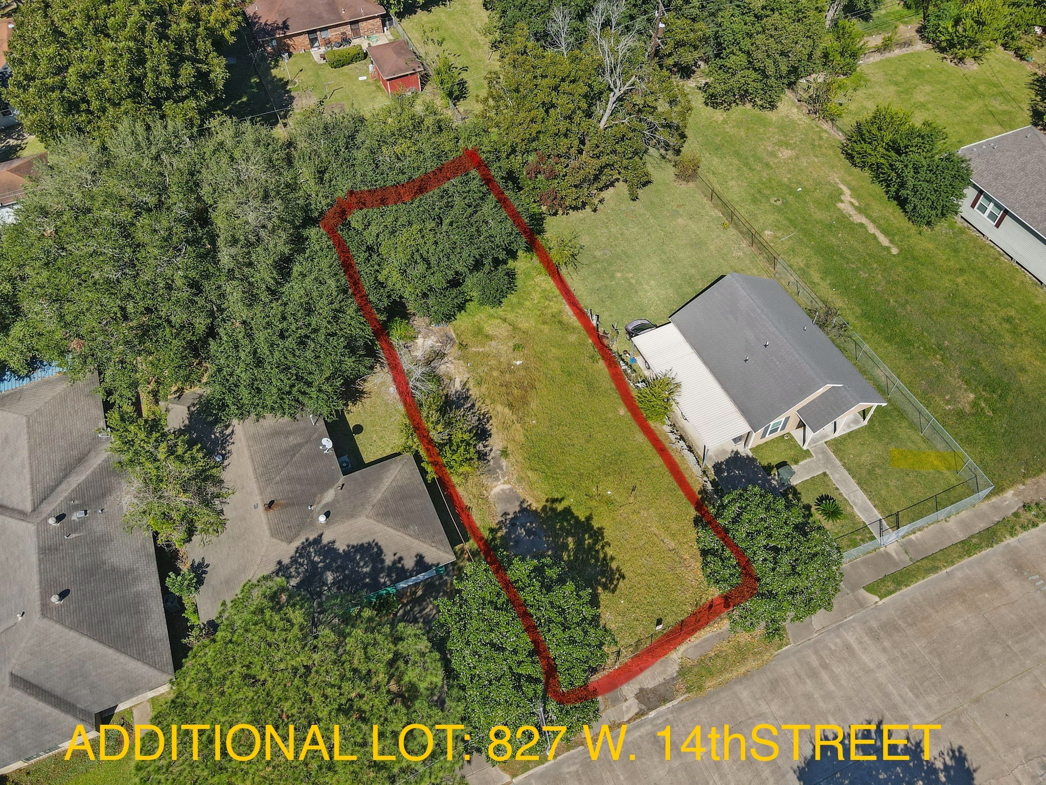 0 West 18th Street Port Arthur, TX 77640 - Photo 8 of 15 an aerial view of a house