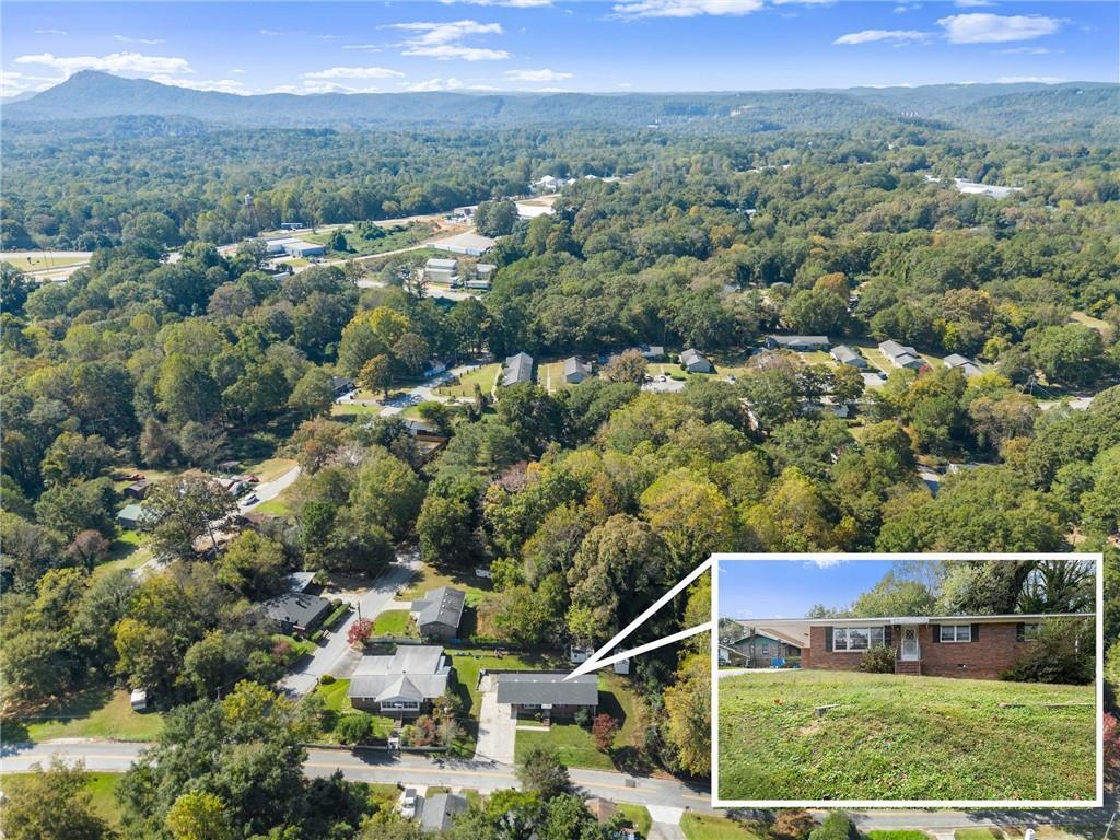 574 South Sage Street Toccoa, GA 30577 - Photo 38 of 44 an aerial view of a house with a yard
