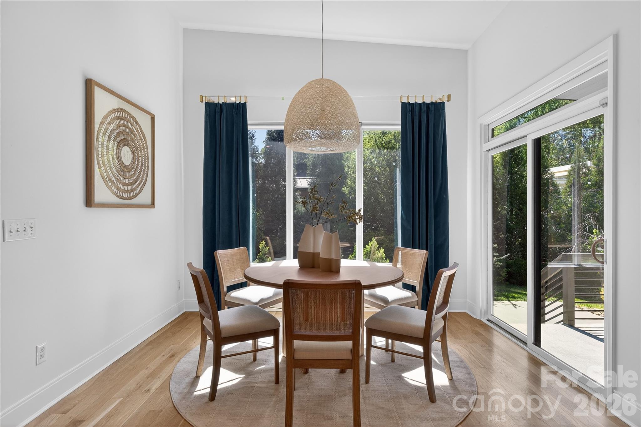 4438 Raney Way Charlotte, NC 28205 - Photo 15 of 34 a dining room with furniture window and outside view