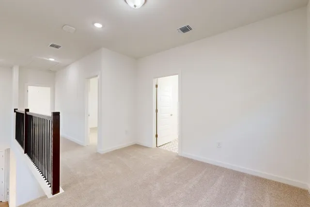 a view of a garden with an outdoor space