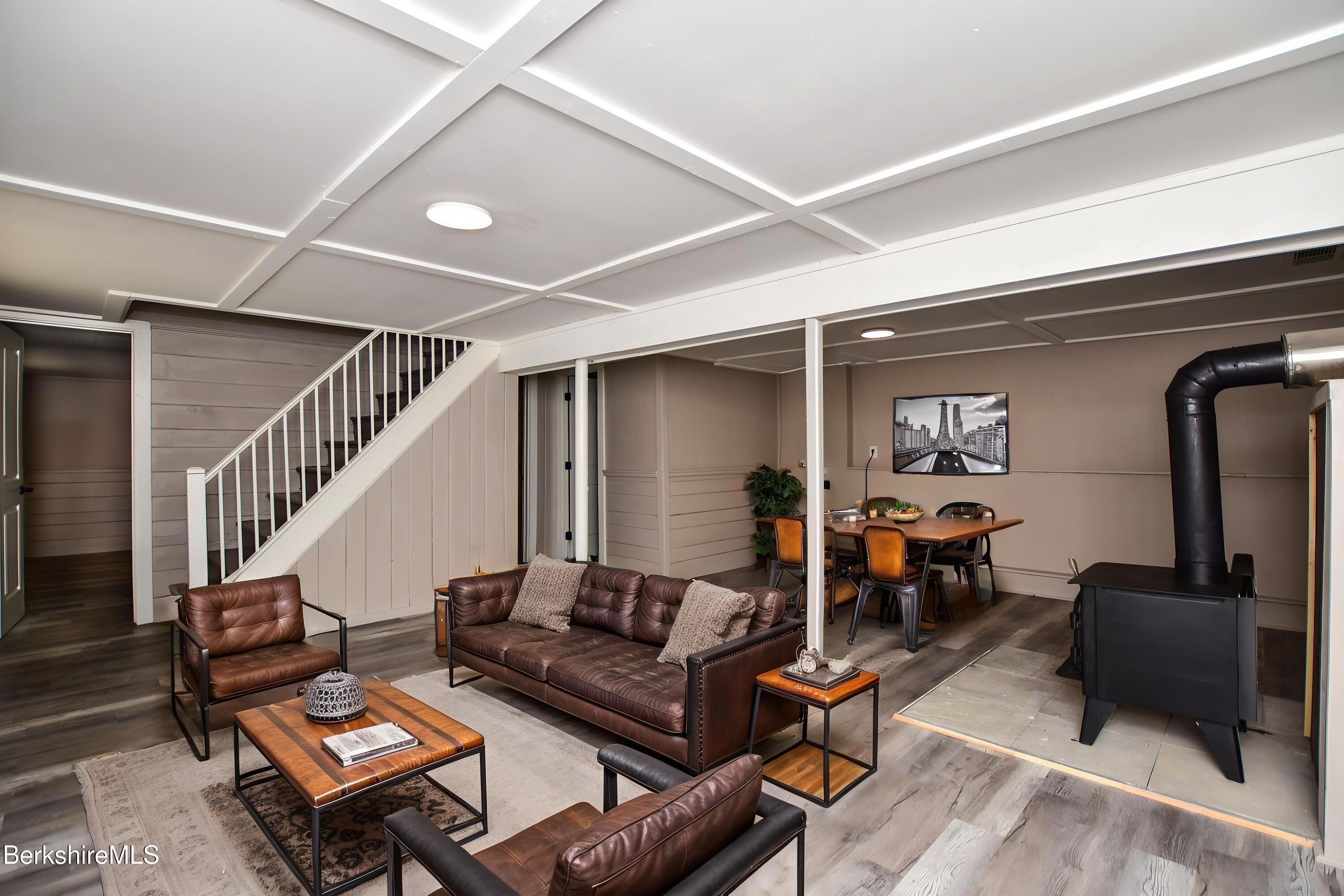 859 Moberg Road Becket, MA 01223 - Photo 16 of 29 family room staged