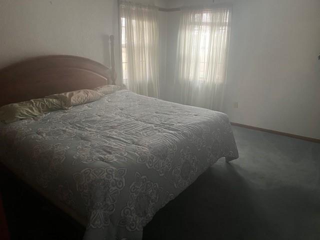 915 Highway 84 Mullin, TX 76864 - Photo 14 of 37 a large bed sitting in a bedroom next to a window and chandelier