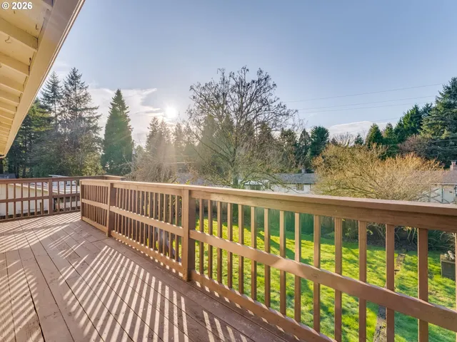 a view of yard with large tree