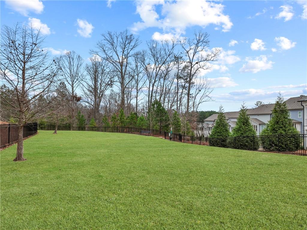 120 Meadow Mill Road Woodstock, GA 30188 - Photo 50 of 56 a view of a field of grass and trees