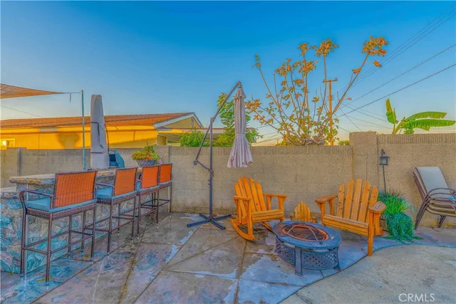 view of outdoor seating