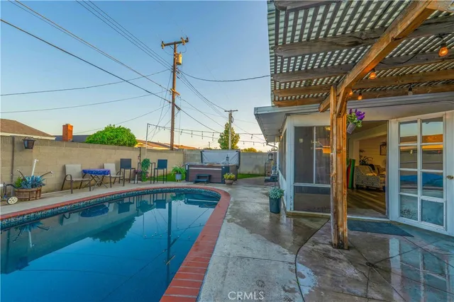a view of a swimming pool