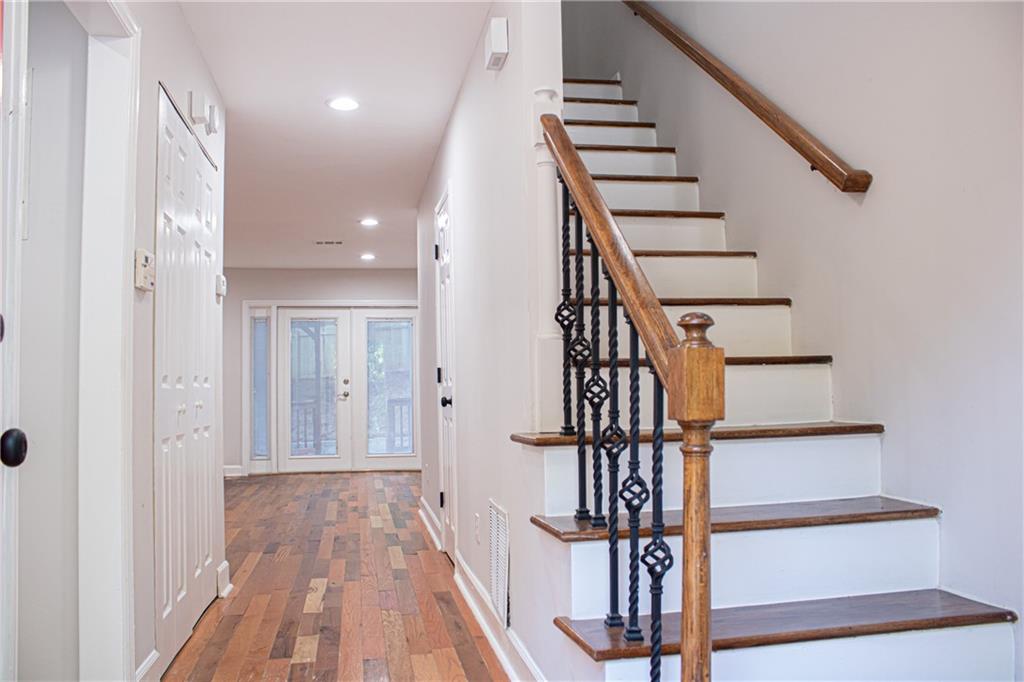 1962 Village Parkway Smyrna, GA 30080 - Photo 5 of 55 a view of entryway with wooden floor