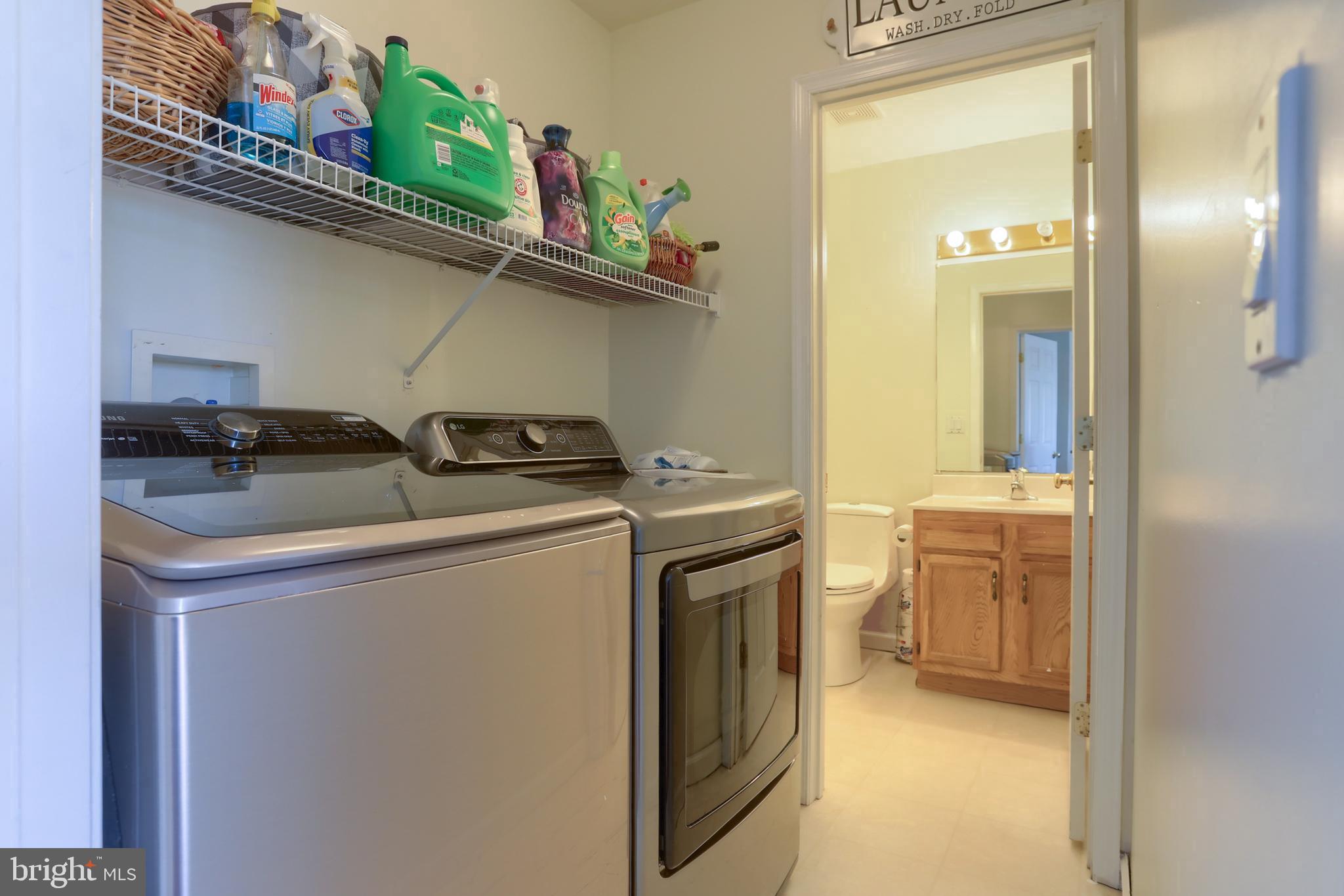 187 South 21st Street Lebanon, PA 17042 - Photo 15 of 31 a utility room with sink dryer and washer