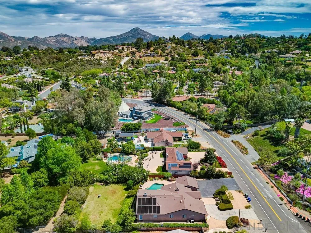 12858 Stone Canyon Road Poway, CA 92064 - Photo 51 of 57 more of a side from the west From drone view