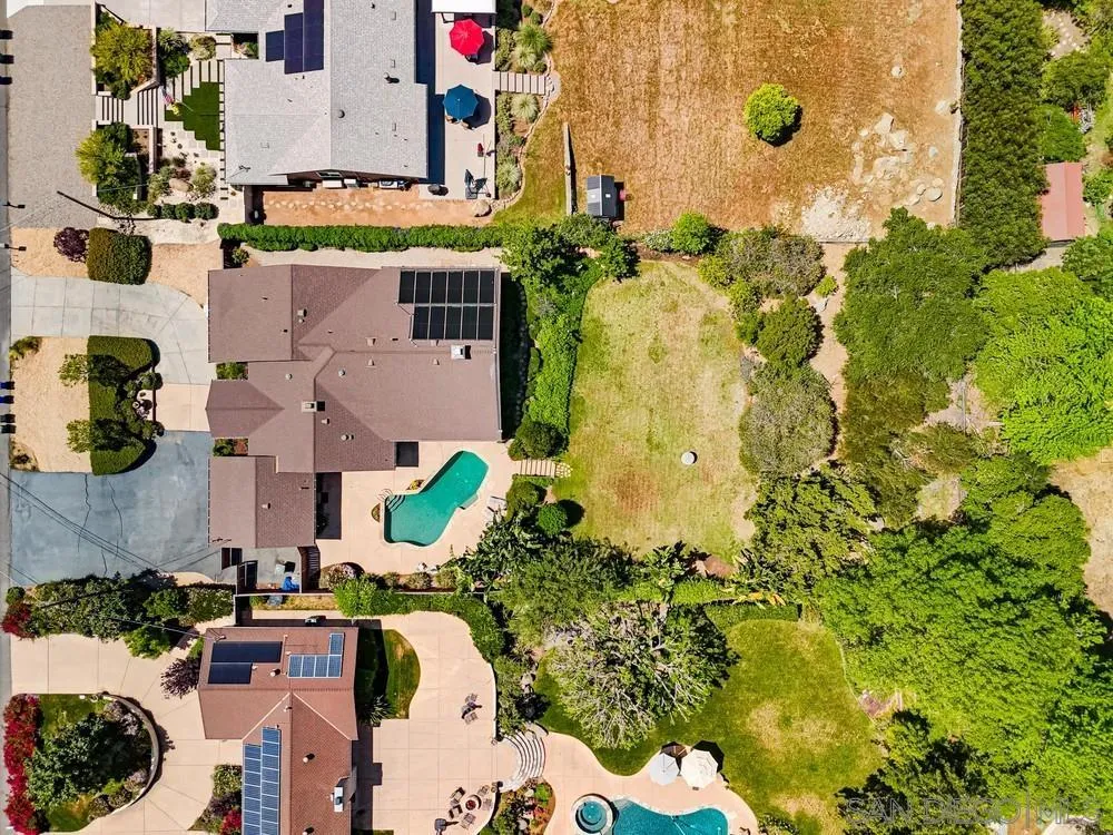 12858 Stone Canyon Road Poway, CA 92064 - Photo 52 of 57 more of straight up From drone view