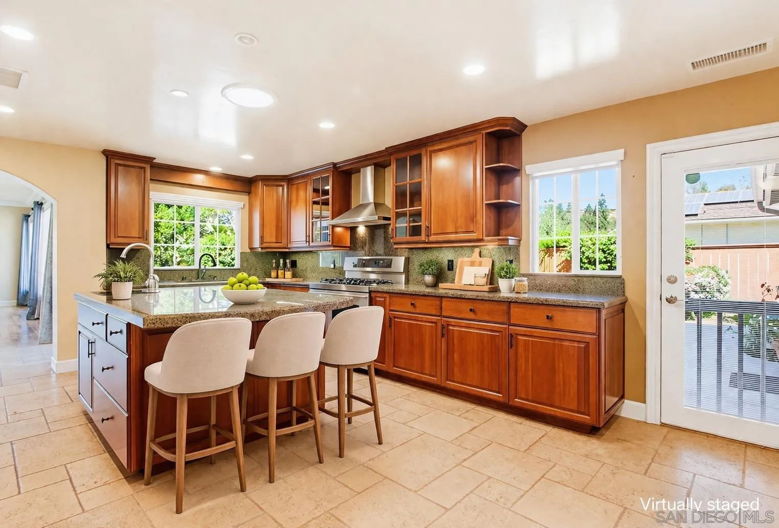 12858 Stone Canyon Road Poway, CA 92064 - Photo 8 of 57 Digitally Altered to add stools