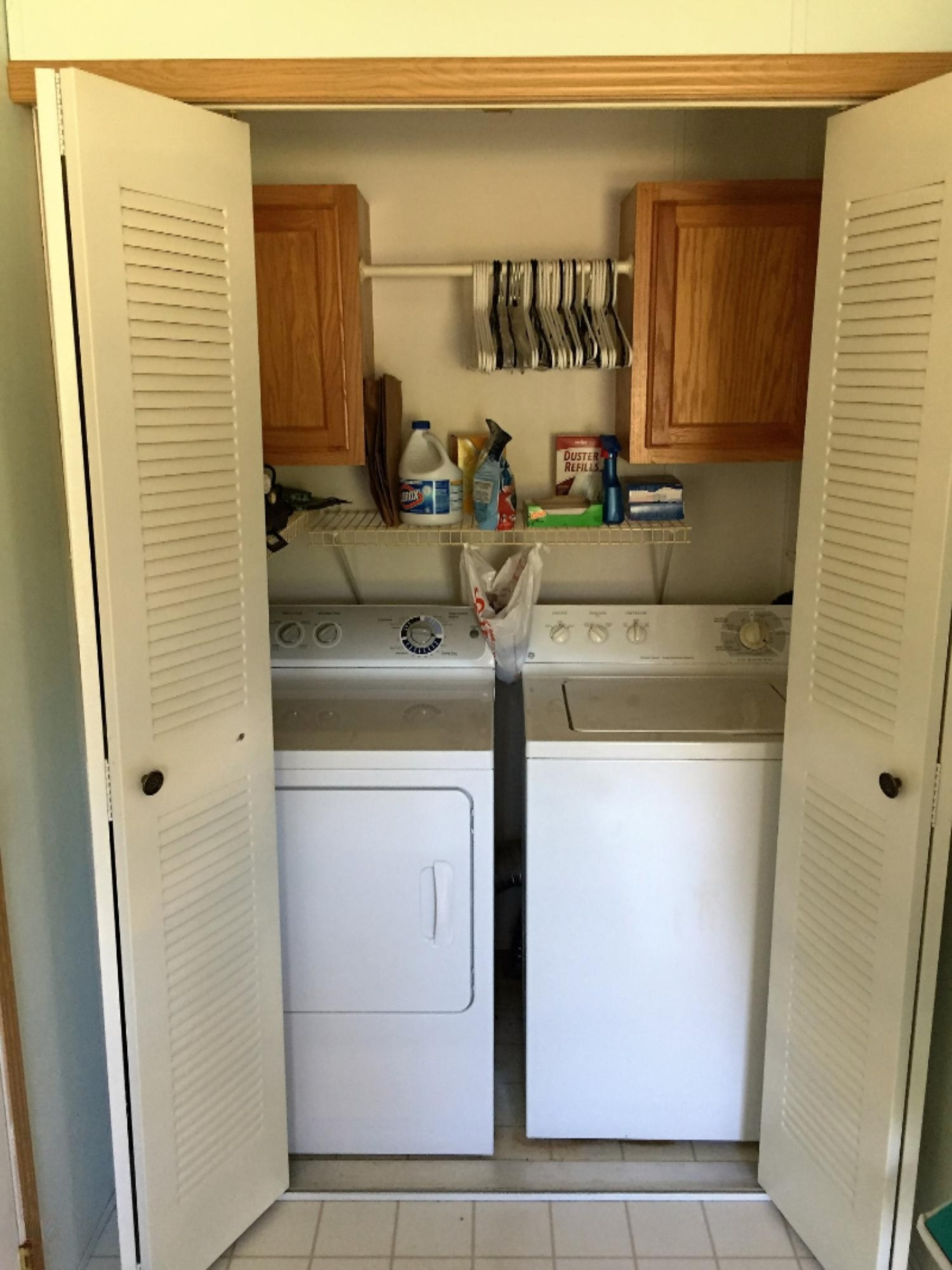 464 West Hoague Road Manistee, MI 49660 - Photo 15 of 27 Washer and Dryer in Closet
