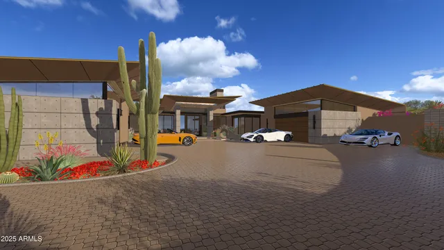 a view of a street with cars