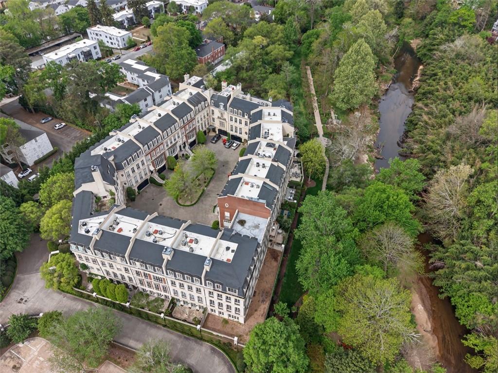 2288 Peachtree Road Northwest, Unit 4 Atlanta, GA 30309 - Photo 50 of 50 an aerial view of a house