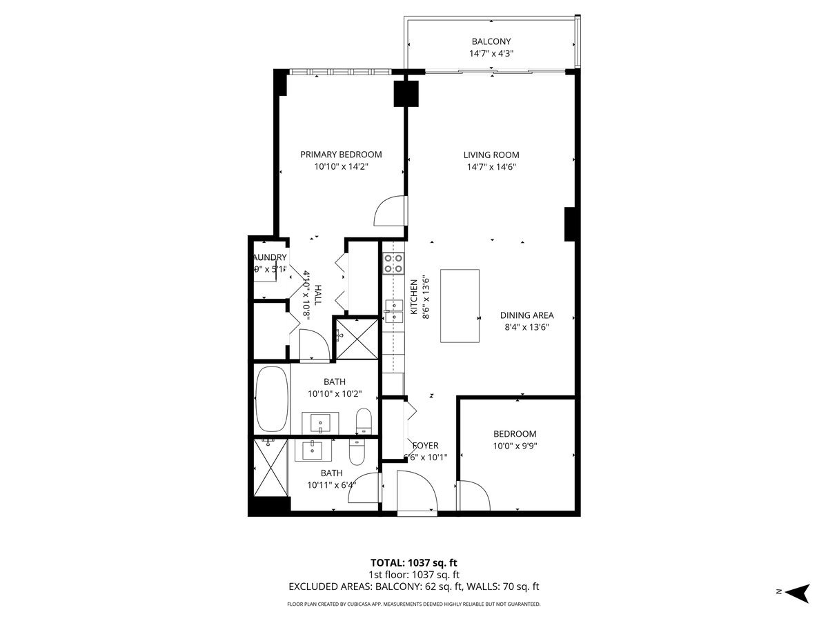 321 South Sangamon Street, Unit 508 Chicago, IL 60607 - Photo 8 of 29 a picture of a floor plan