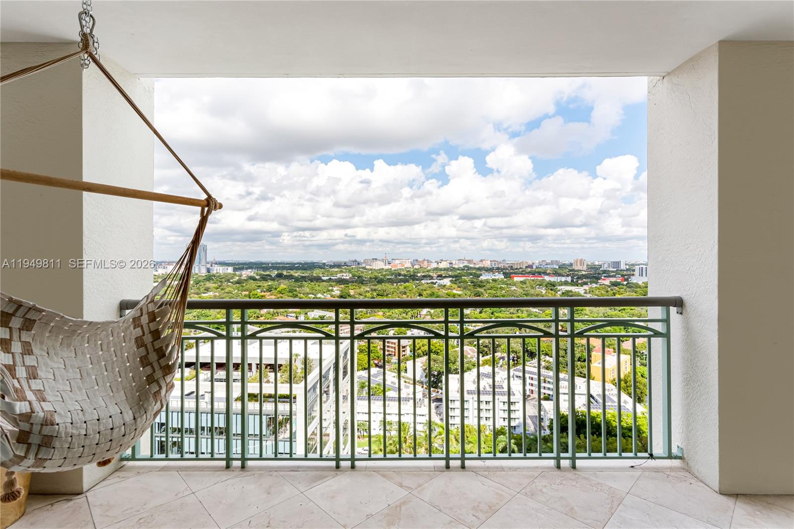 3400 Southwest 27th Avenue, Unit 2104 Miami, FL 33133 - Photo 17 of 26 a view of a balcony