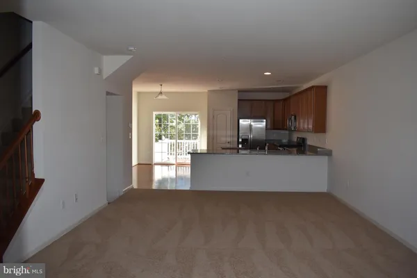 a view of kitchen and window