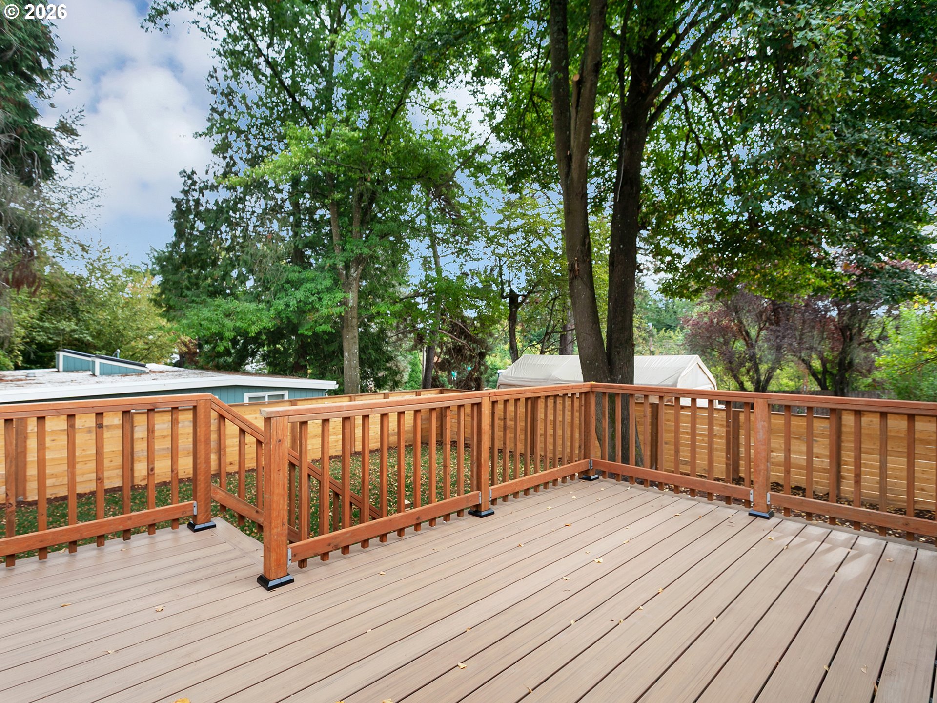 7224 Southwest 3rd Avenue Portland, OR 97219 - Photo 32 of 42 a view of deck with wooden floor and fence