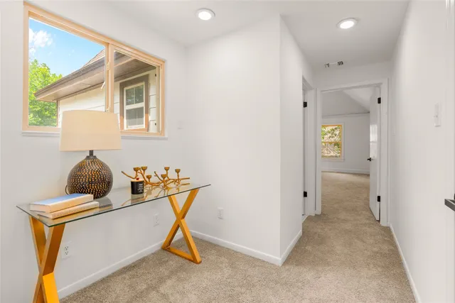 a view of room with furniture