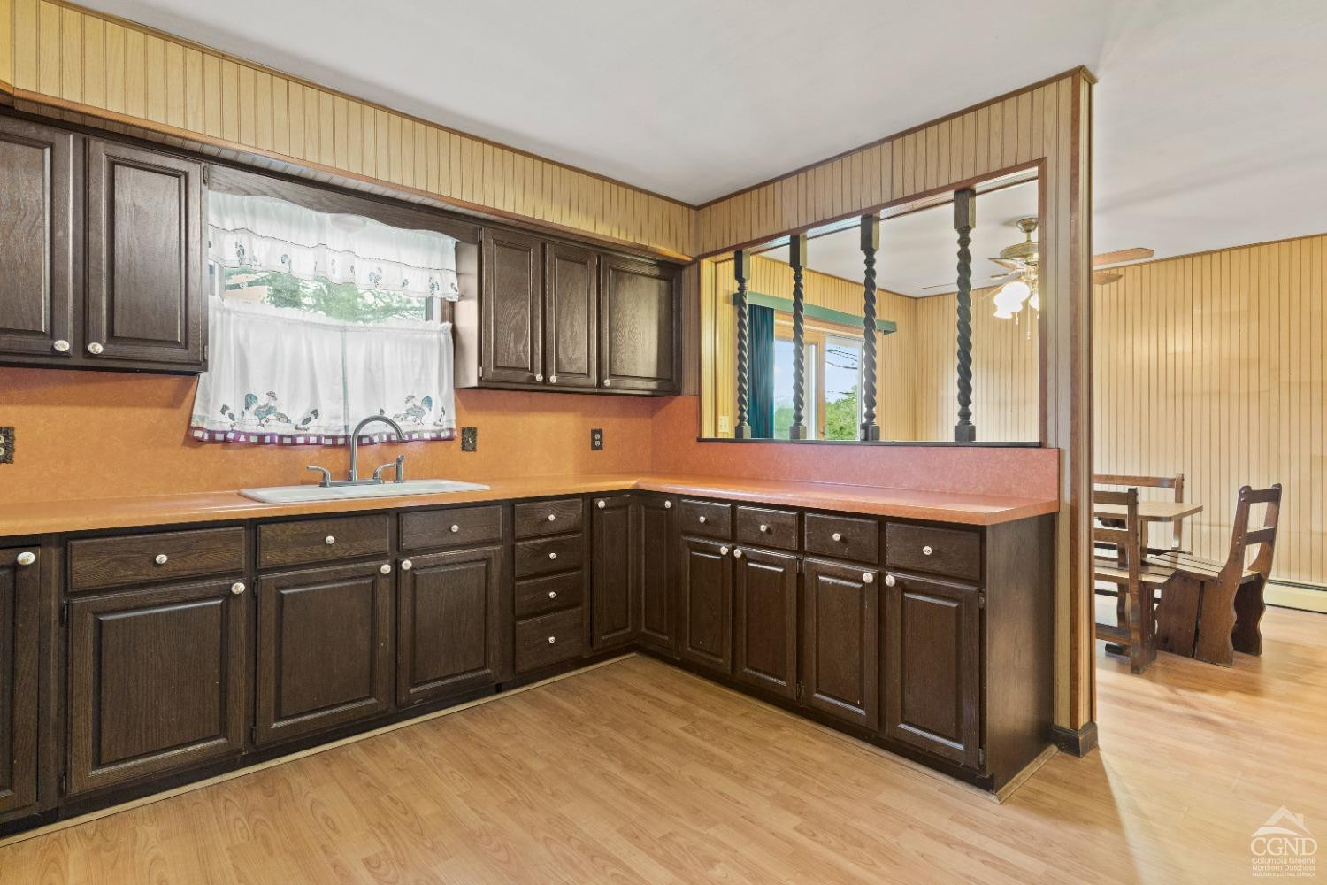 843 Indian Ridge Road Cairo, NY 12058 - Photo 5 of 33 a kitchen with a sink window and cabinets