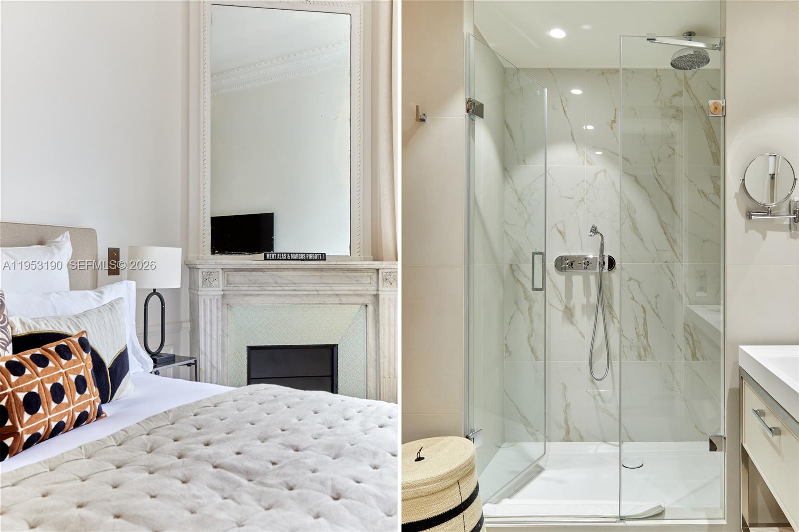 11 Rue Saint-Dominique, Unit SDO 403 Carrollton, IDF 75007 - Photo 38 of 40 a bathroom with a sink toilet and shower