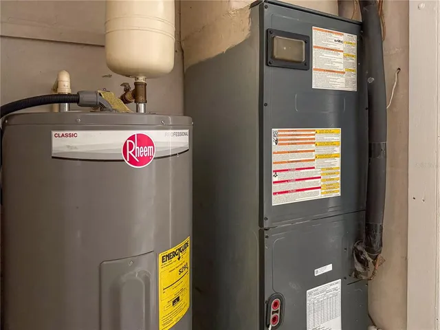 a view of storage and utility room