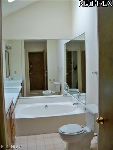 1938 Lillian Road Stow, OH 44224 - Photo 13 of 22 Master bath has a vaulted ceiling with a large skylight.