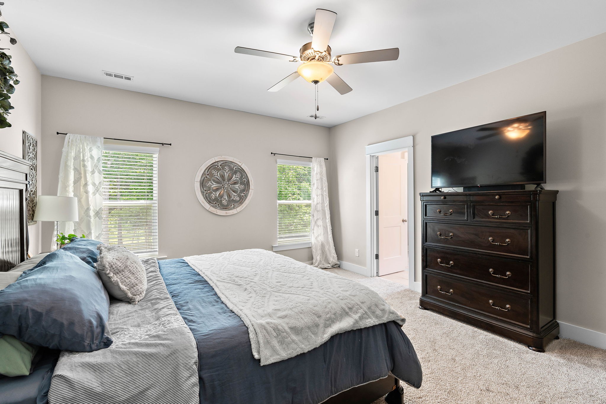 1327 Batbriar Road Murfreesboro, TN 37128 - Photo 14 of 33 a bedroom with a bed and a flat screen tv