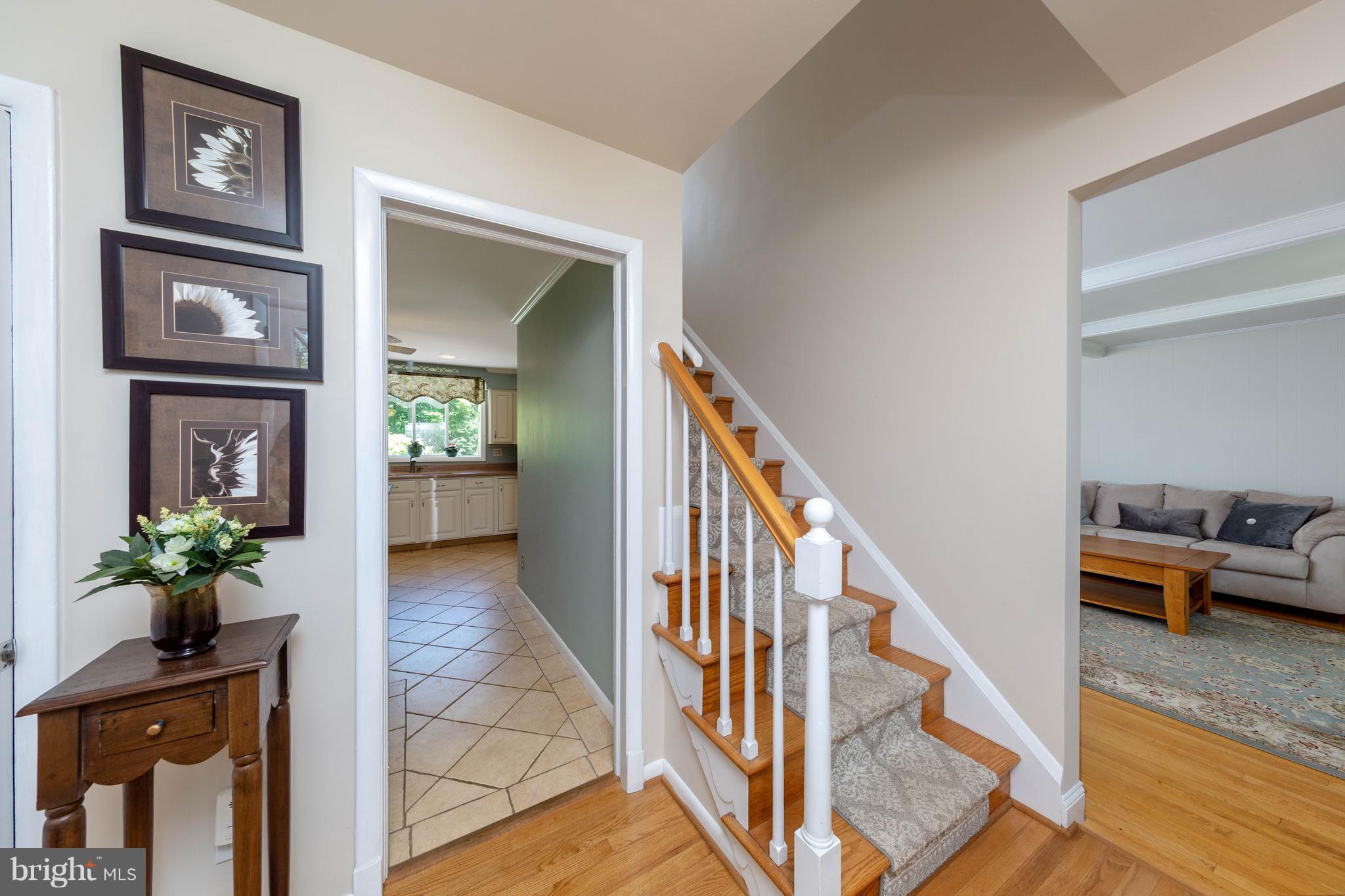 413 Whitaker Mill Road Fallston, MD 21047 - Photo 3 of 28 a view of a hallway to a livingroom with furniture
