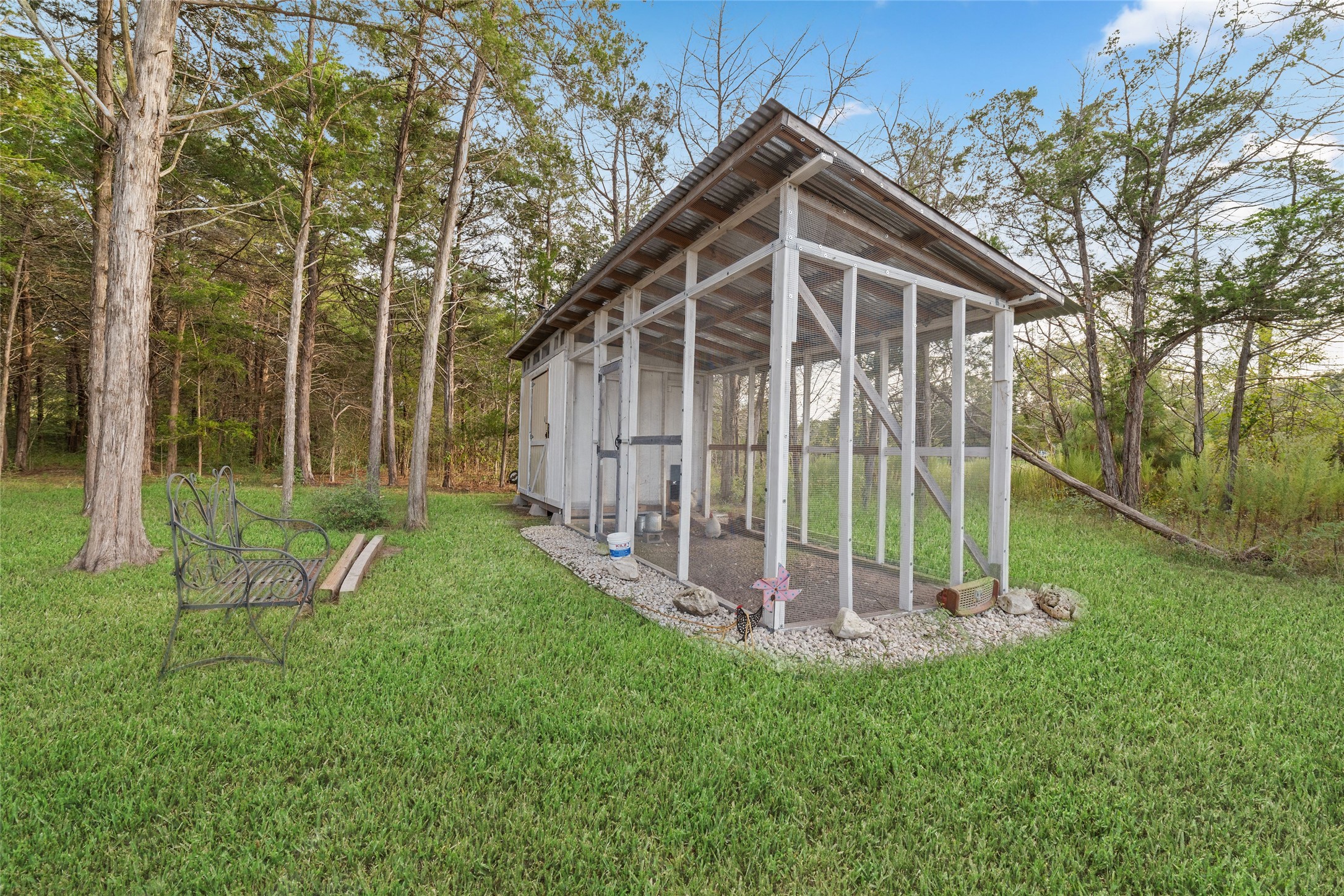 1011 Bonfire West Road Cat Spring, TX 78933 - Photo 41 of 48 The Cluckingham Palace is ready for your chickens to lay eggs! *Chickens excluded from sale they're moving also.