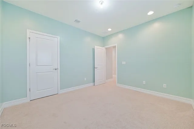 a view of an empty room