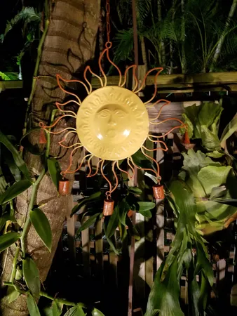 a view of backyard with outdoor seating