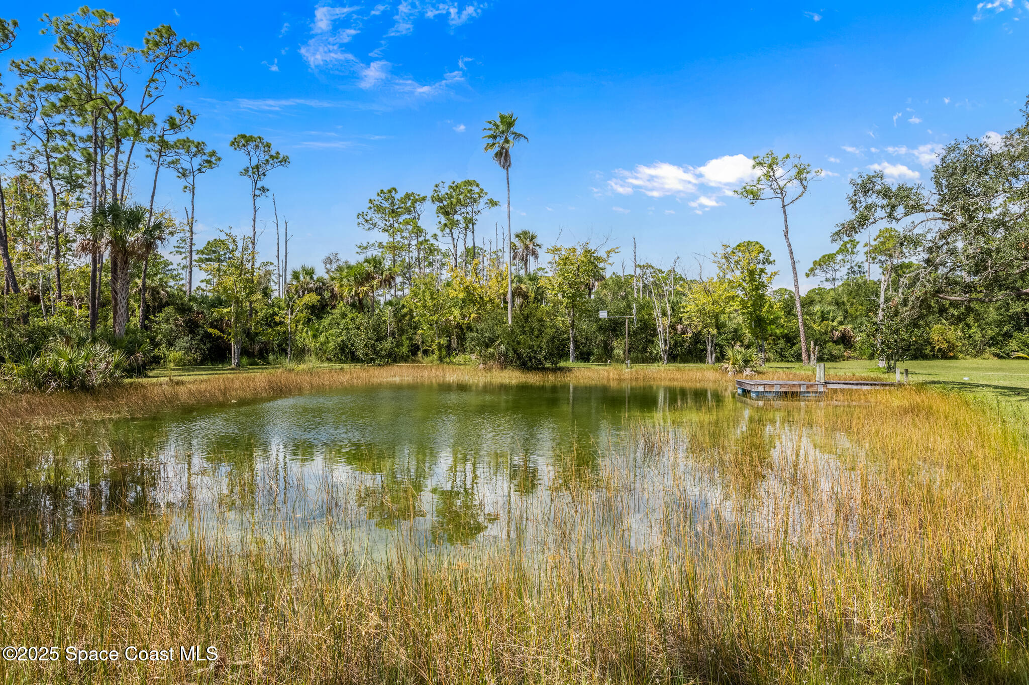 2050 Valkaria Road Grant-Valkaria, FL 32950 - Photo 45 of 56 a view of a lake with houses